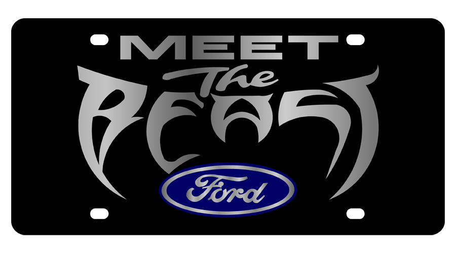 a ford logo with the words meet the ford