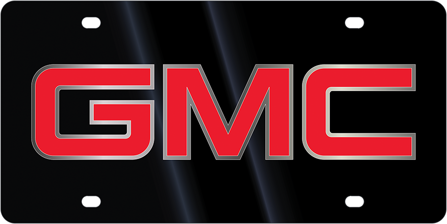 GMC Acrylic License Plate