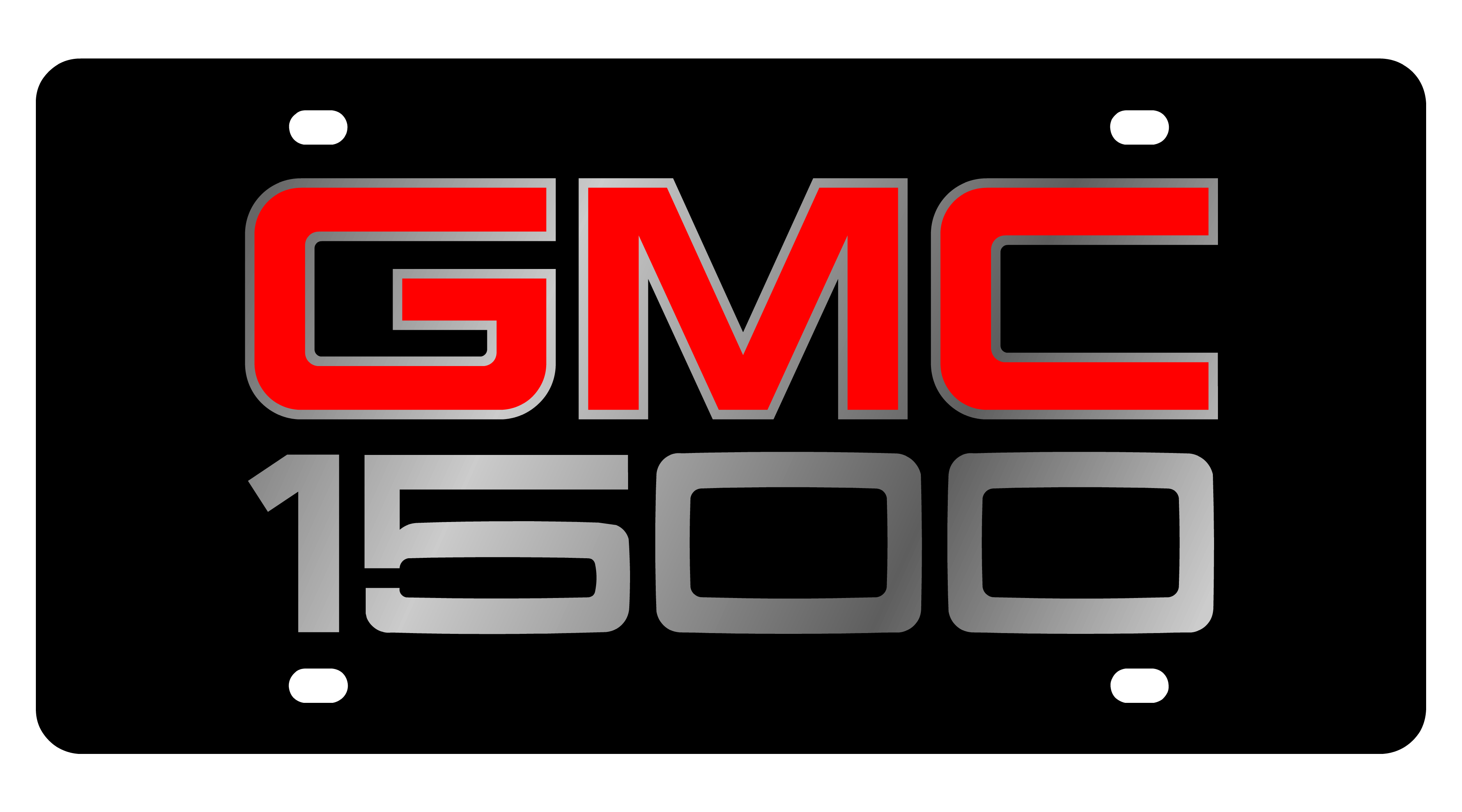 GMC 1500 Acrylic License Plate