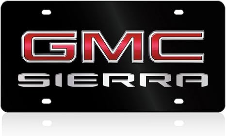 2019 GMC Sierra Acrylic License Plate