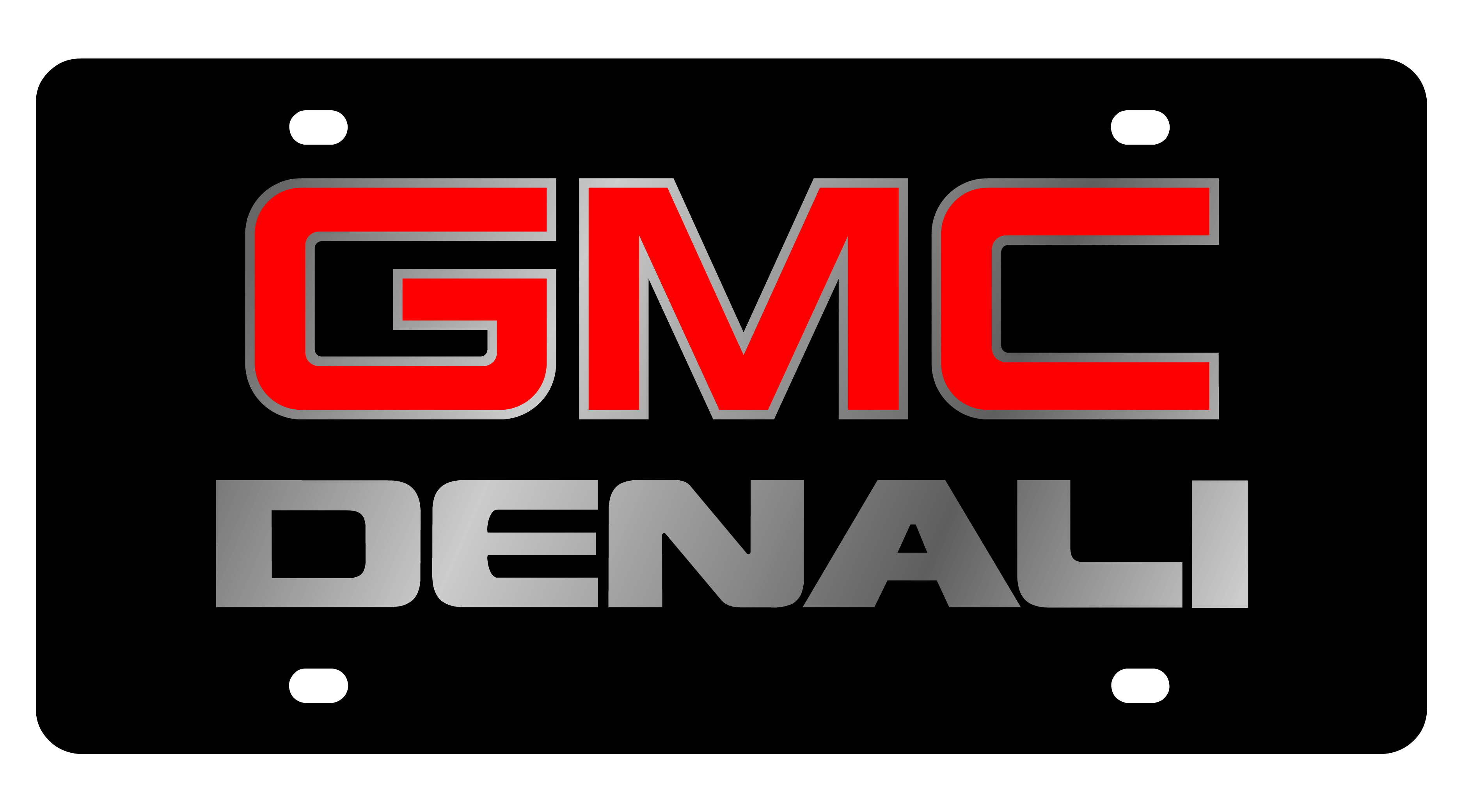 GMC Denali Acrylic License Plate