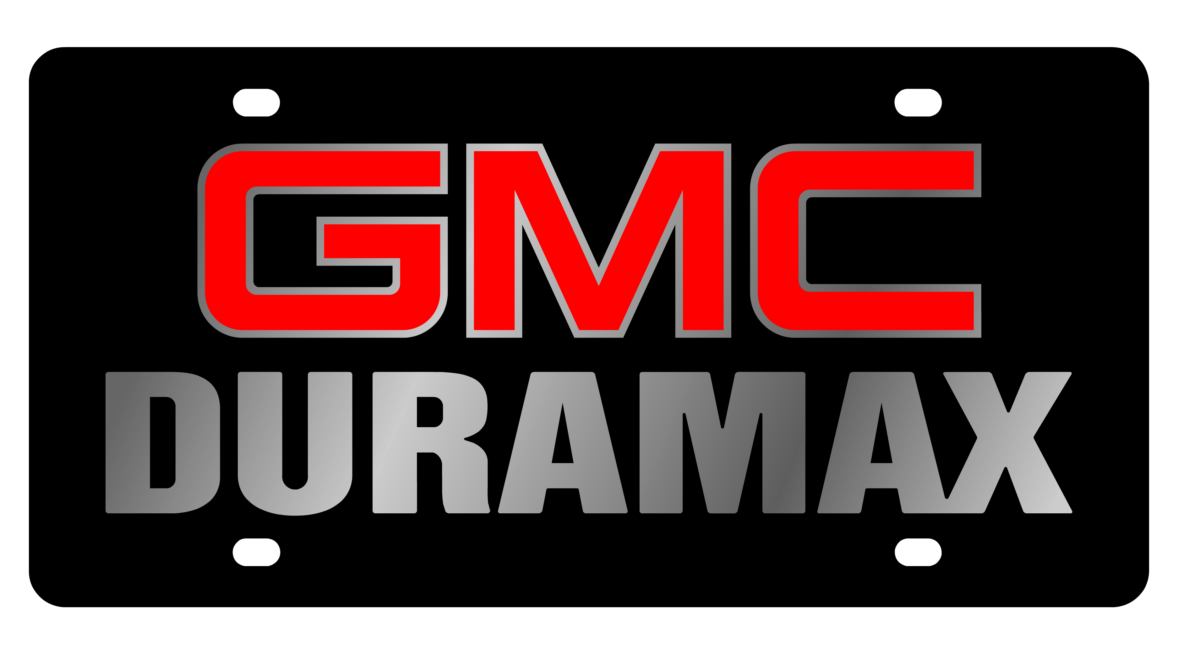 GMC Duramax Acrylic License Plate