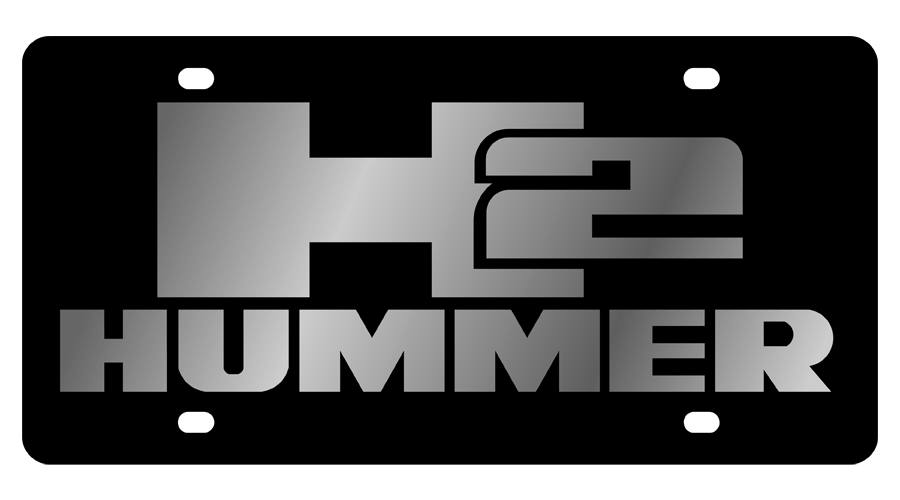 Hummer H2 Acrylic License Plate