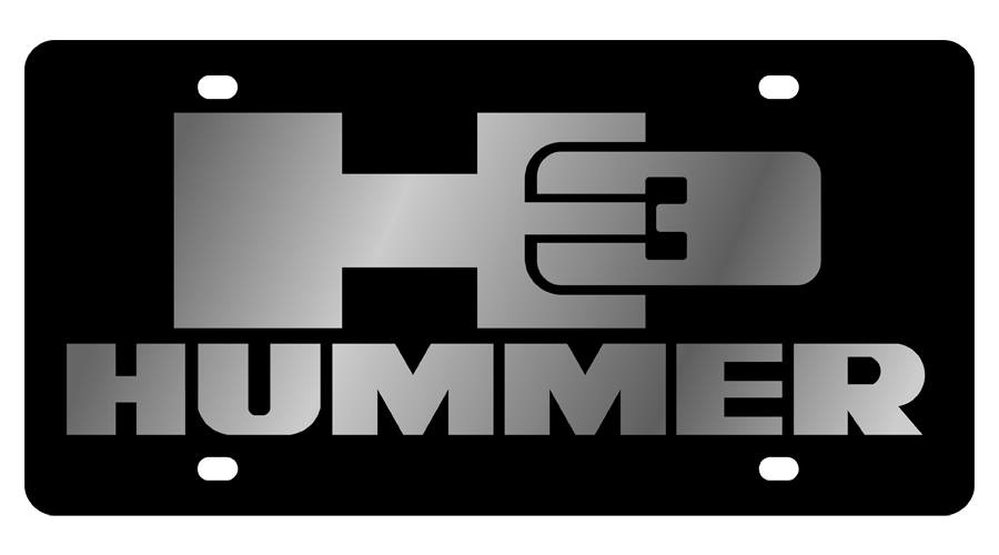 Hummer H3 Acrylic License Plate