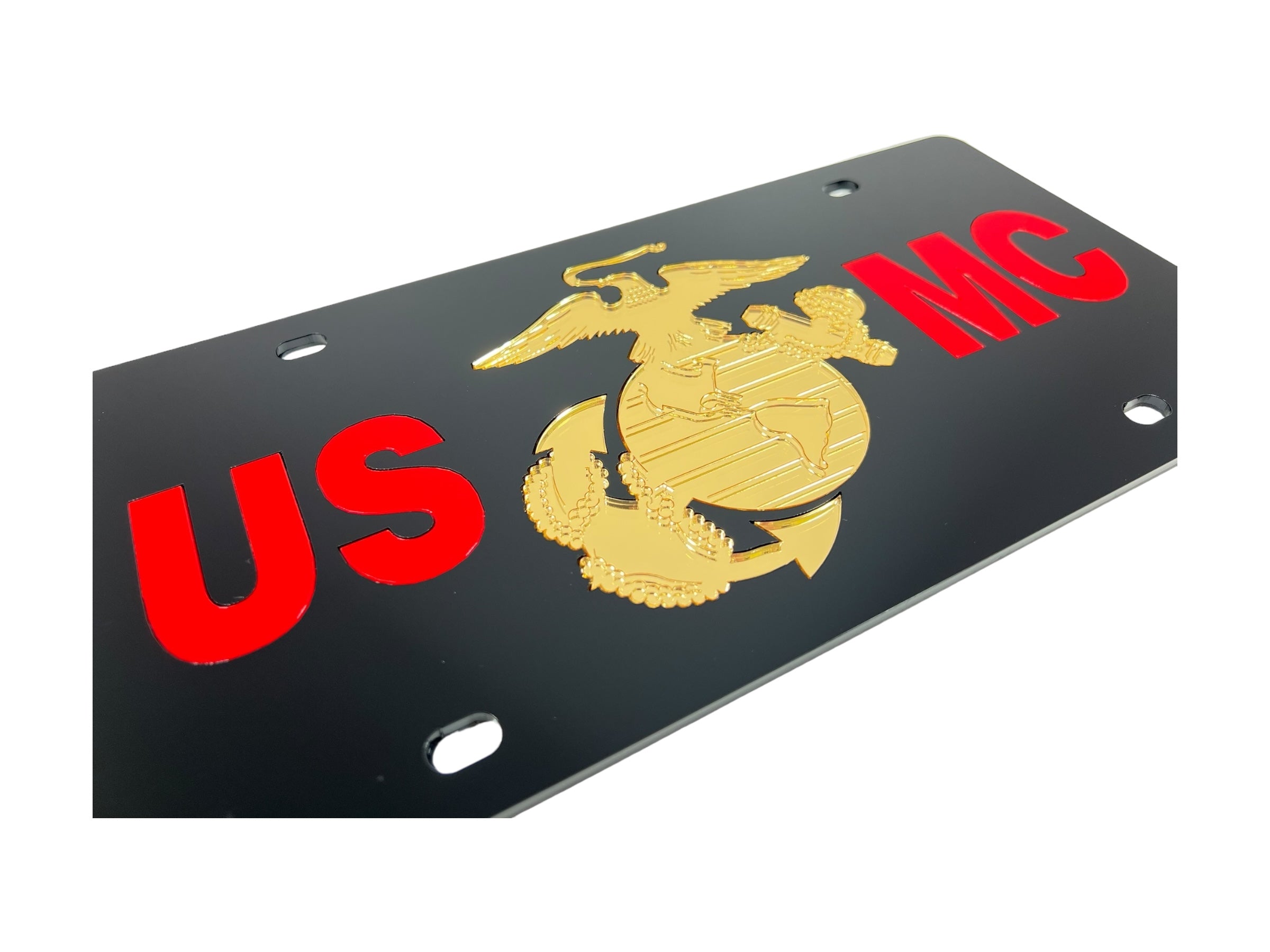 USMC Acrylic License Plate