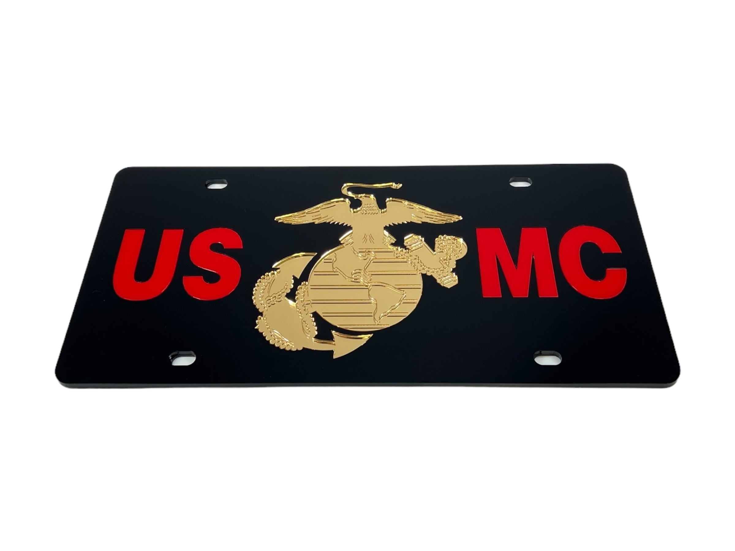 USMC Acrylic License Plate