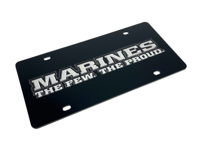 USMC Marines The Few The Proud Acrylic License Plate