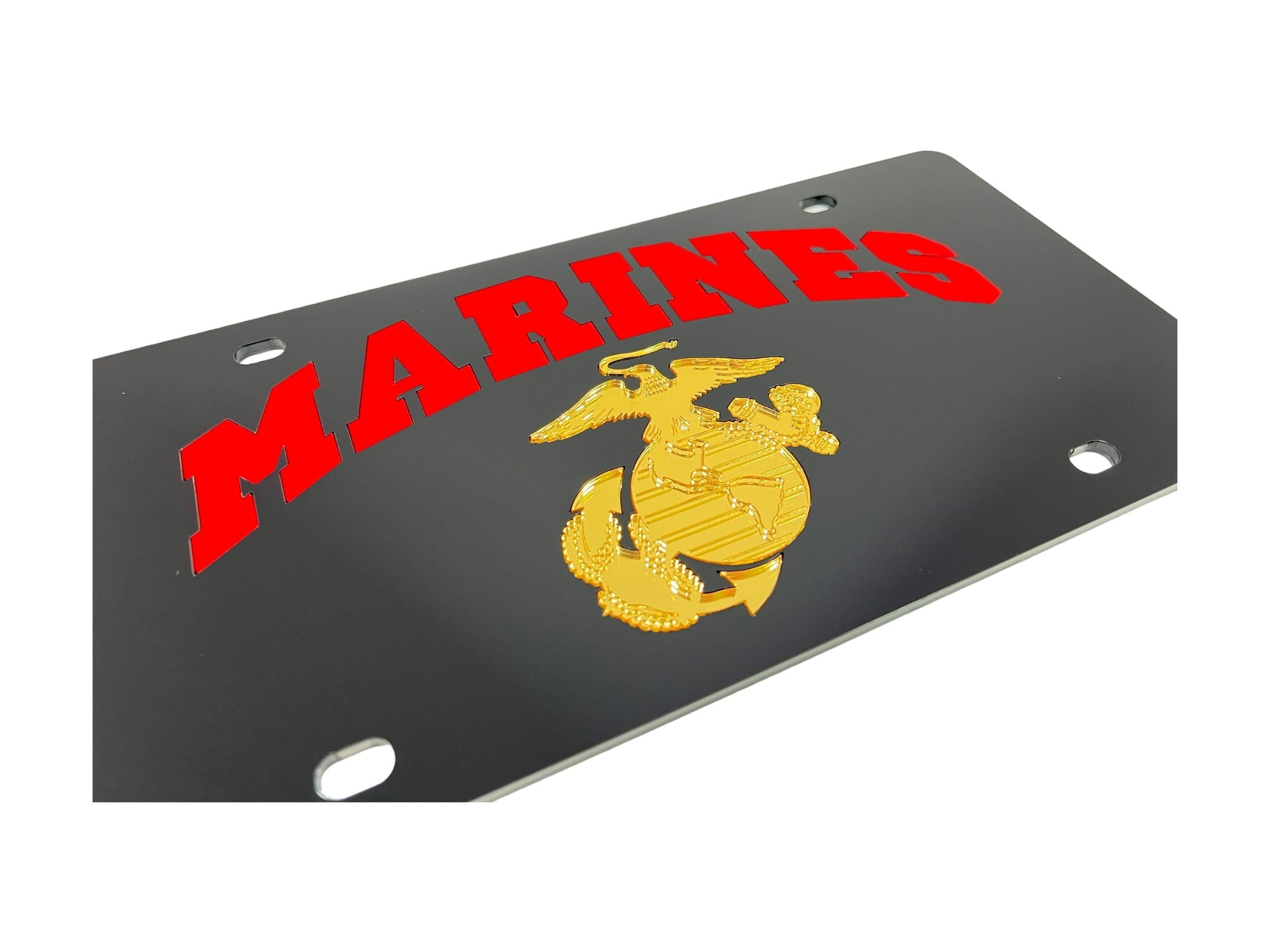 US Marines Acrylic License Plate