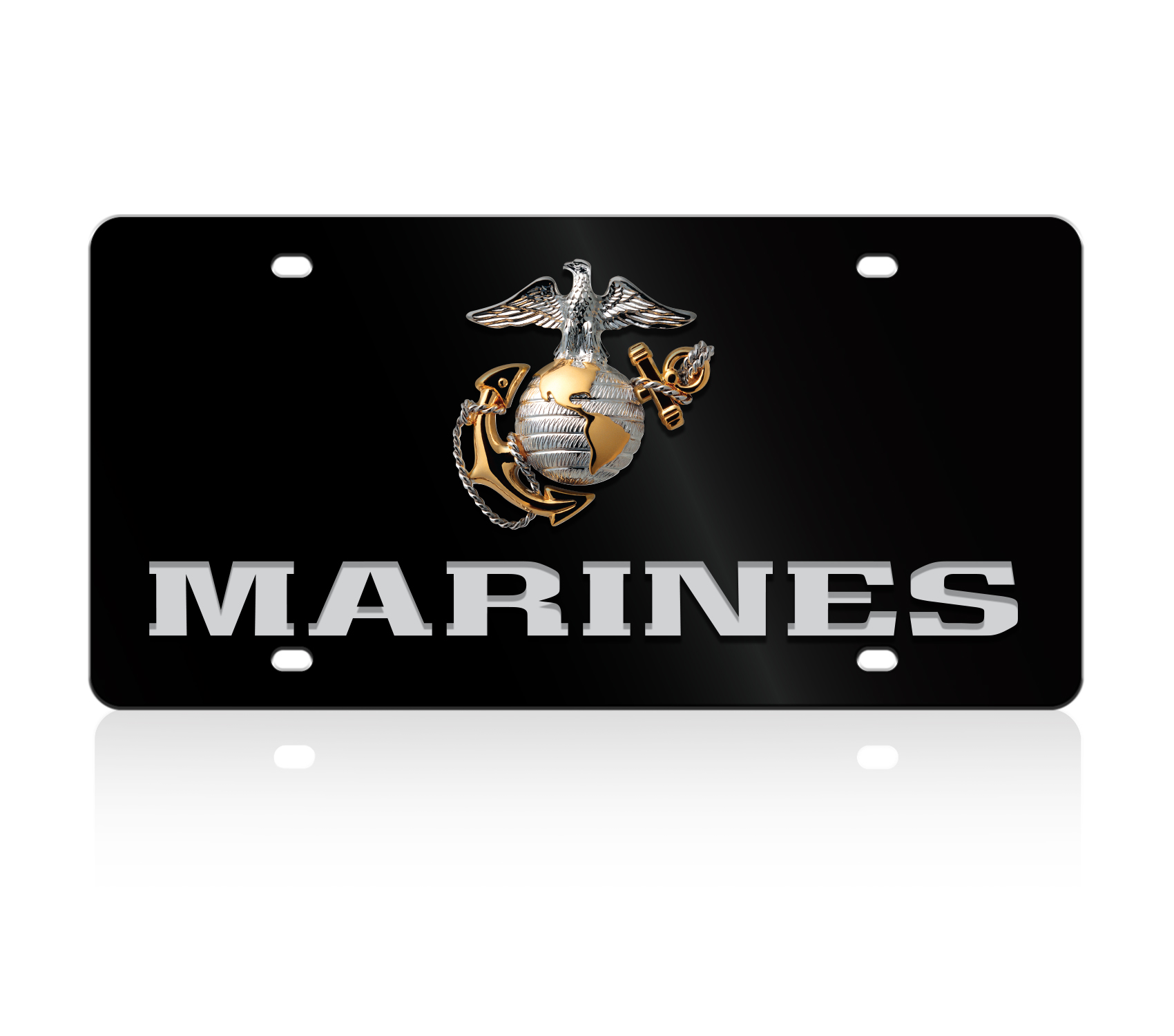 US Marines Acrylic License Plate