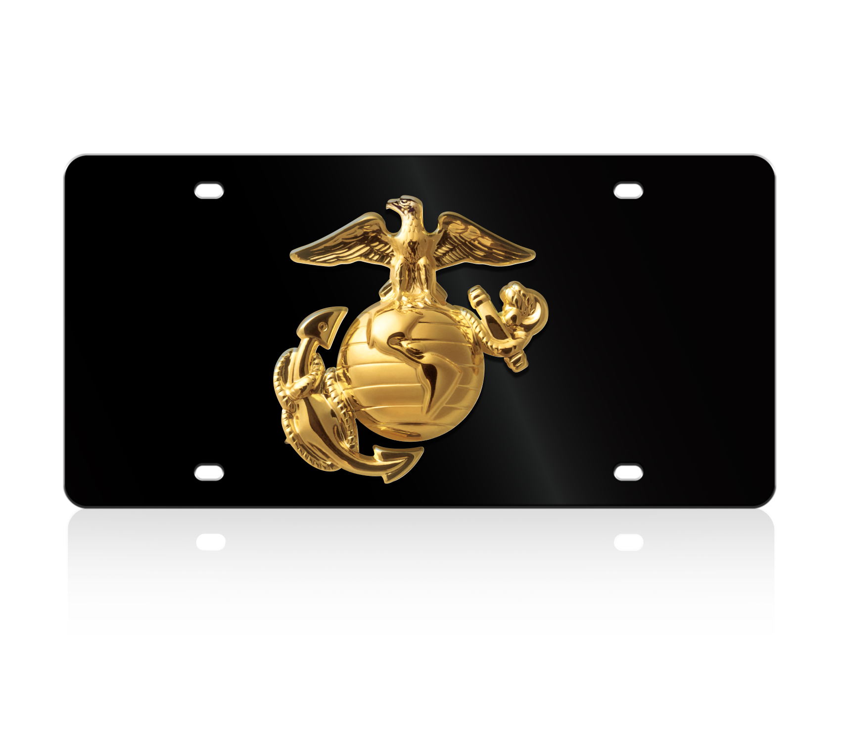 USMC Enlisted Acrylic License Plate