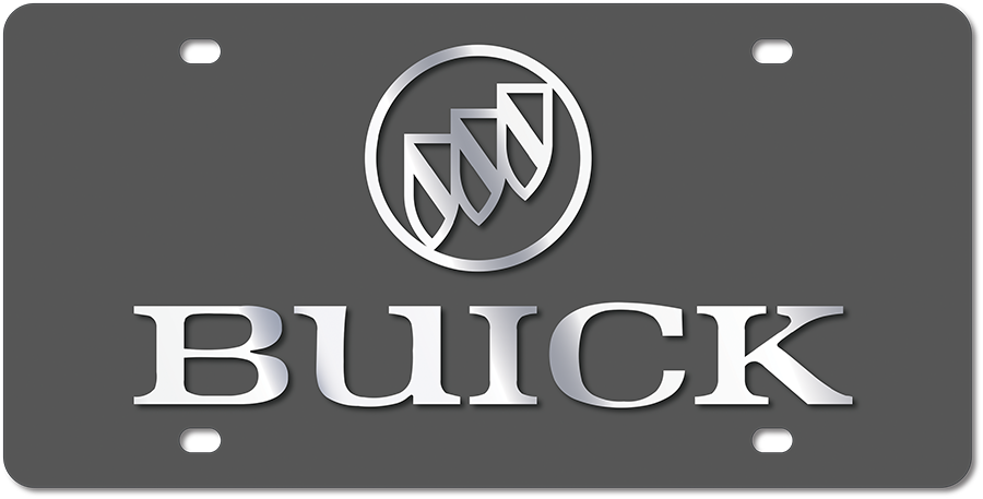 Buick Carbon Steel License Plate