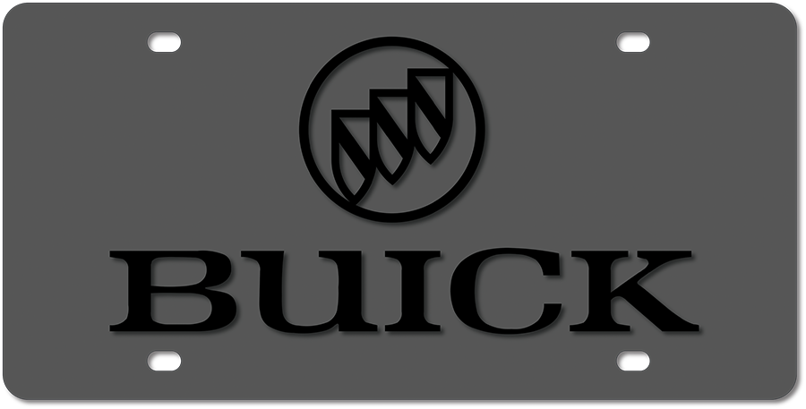 Buick Carbon Steel License Plate