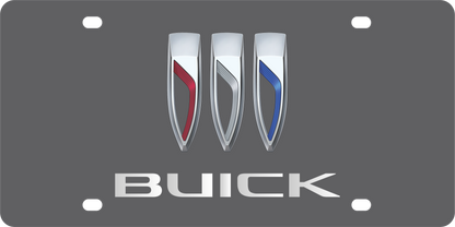 Buick Carbon Steel License Plate