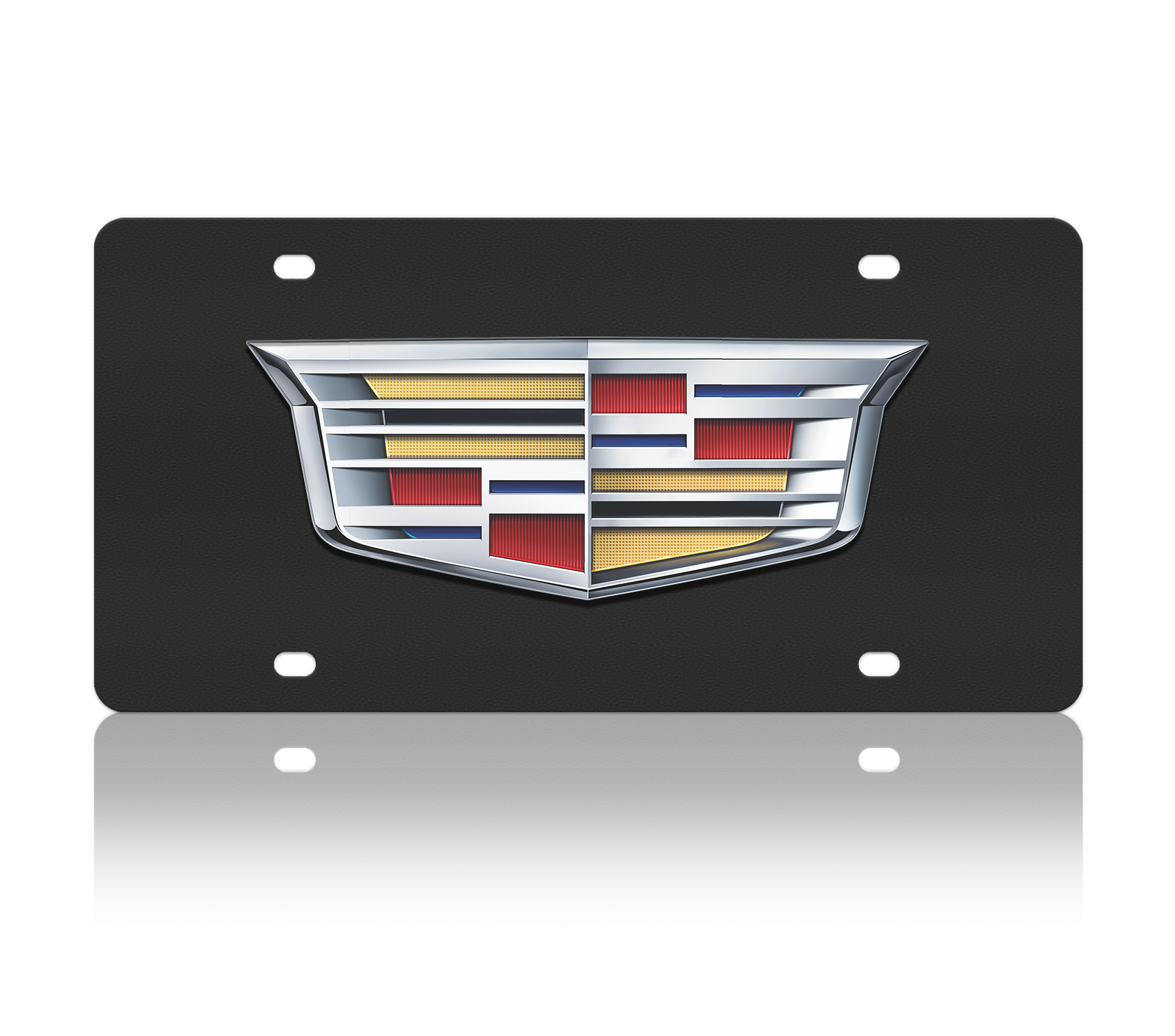 2014 Cadillac Carbon Steel License Plate