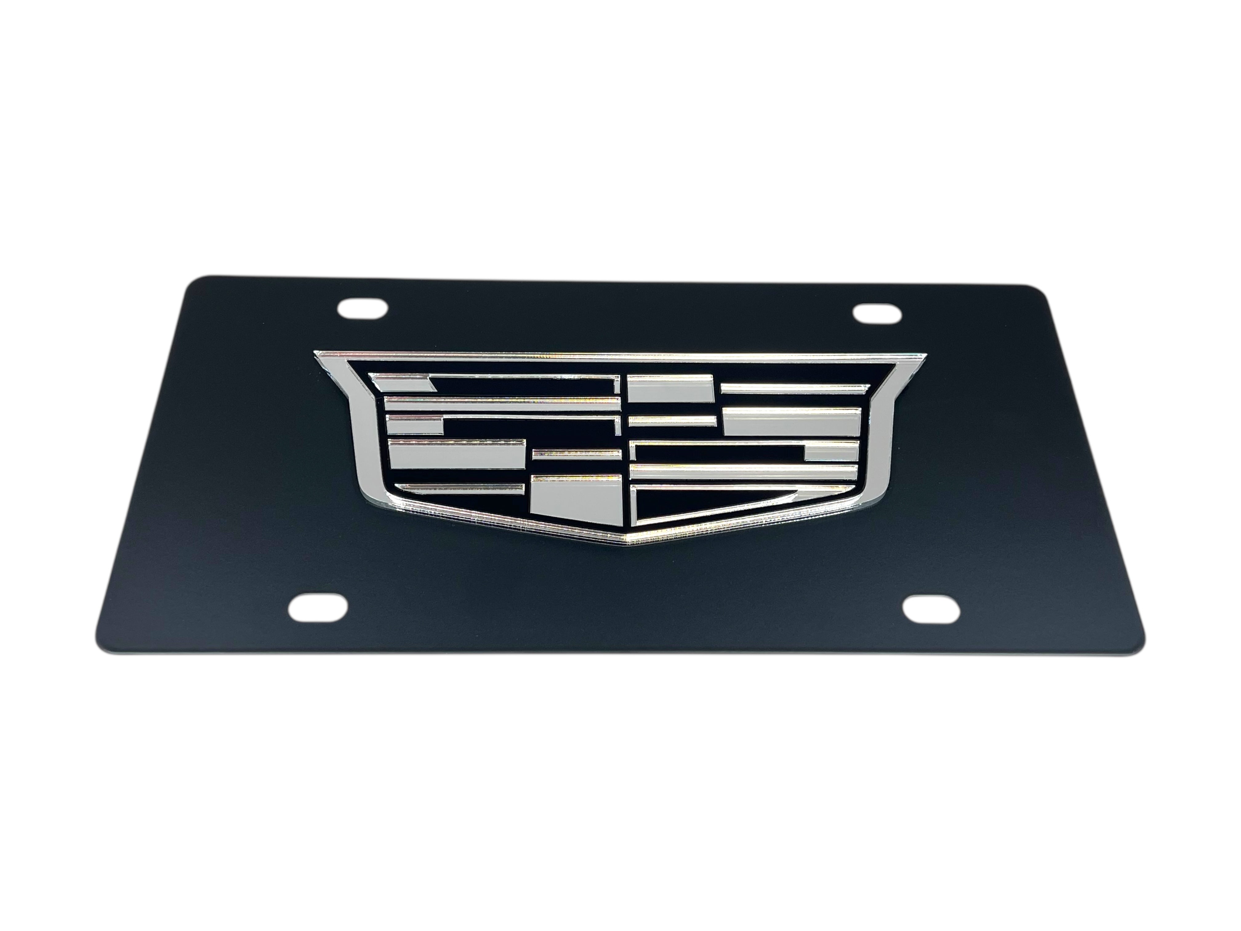 Cadillac Carbon Steel License Plate
