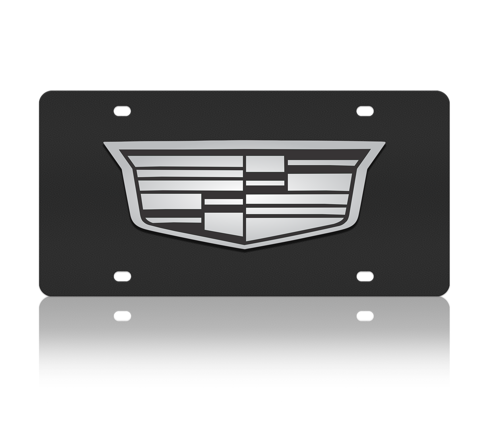 2014 Cadillac Carbon Steel License Plate