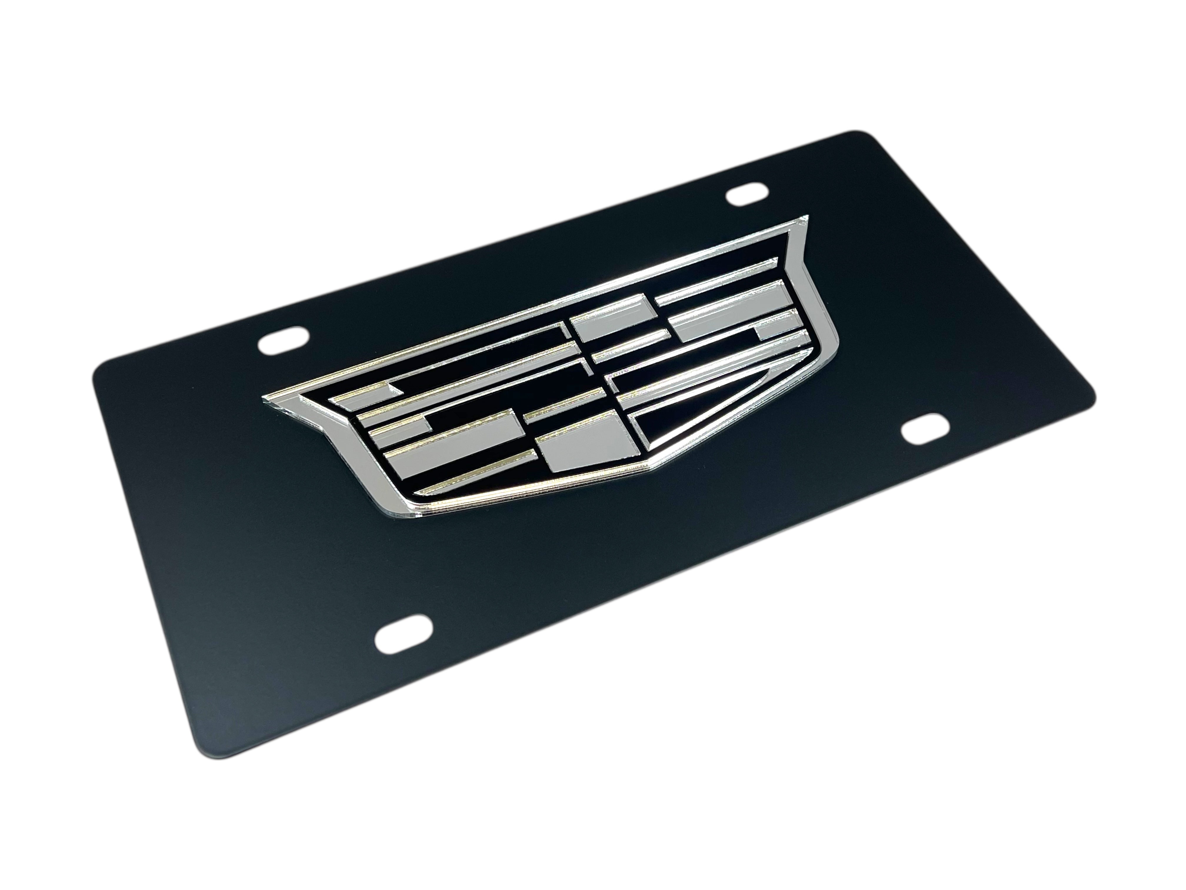 Cadillac Carbon Steel License Plate