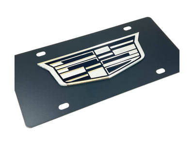 Cadillac Carbon Steel License Plate