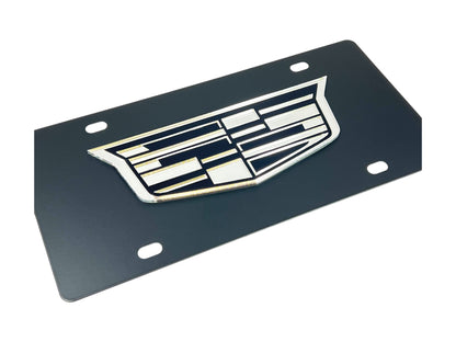 Cadillac Carbon Steel License Plate