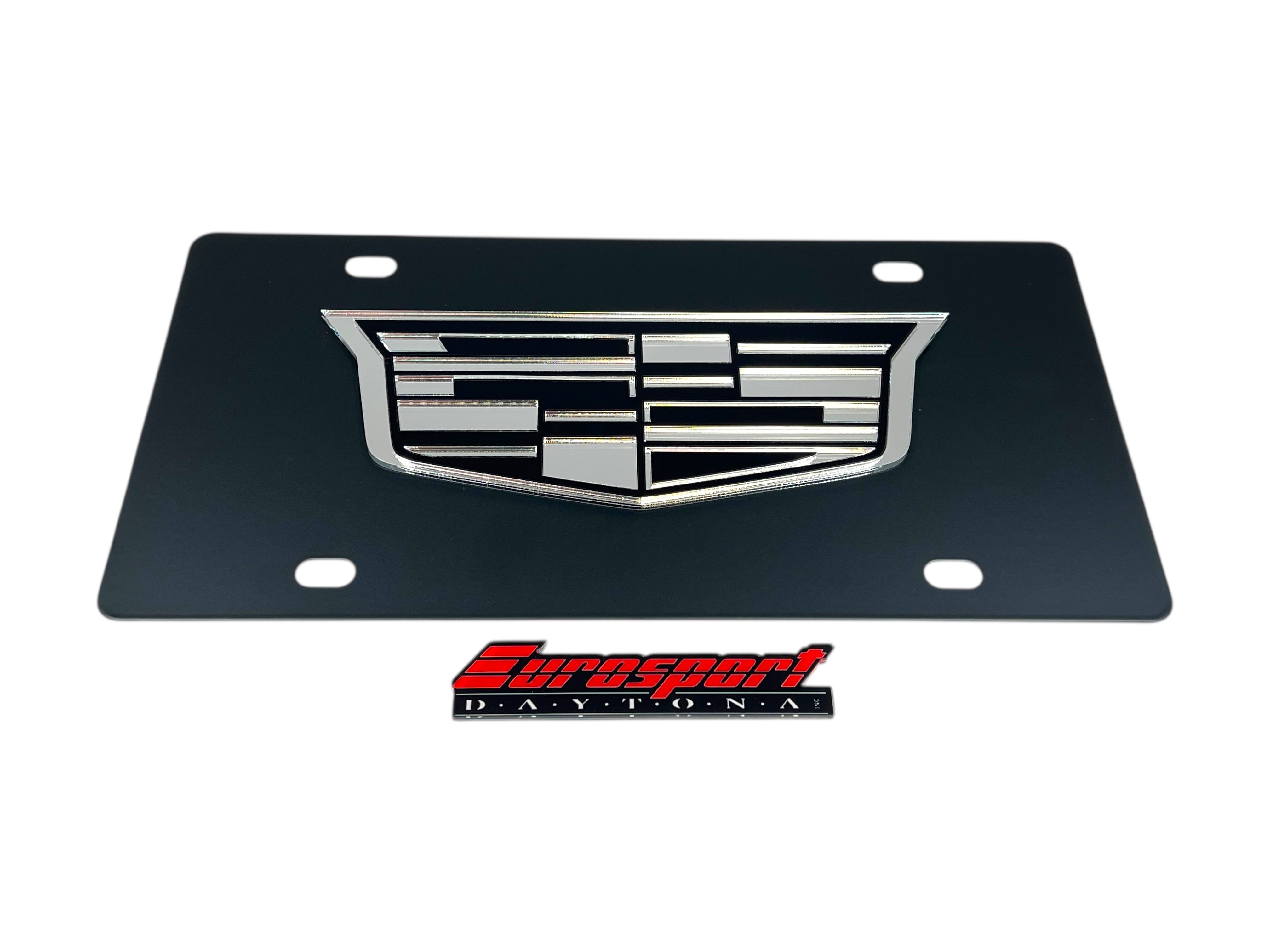 Cadillac Carbon Steel License Plate
