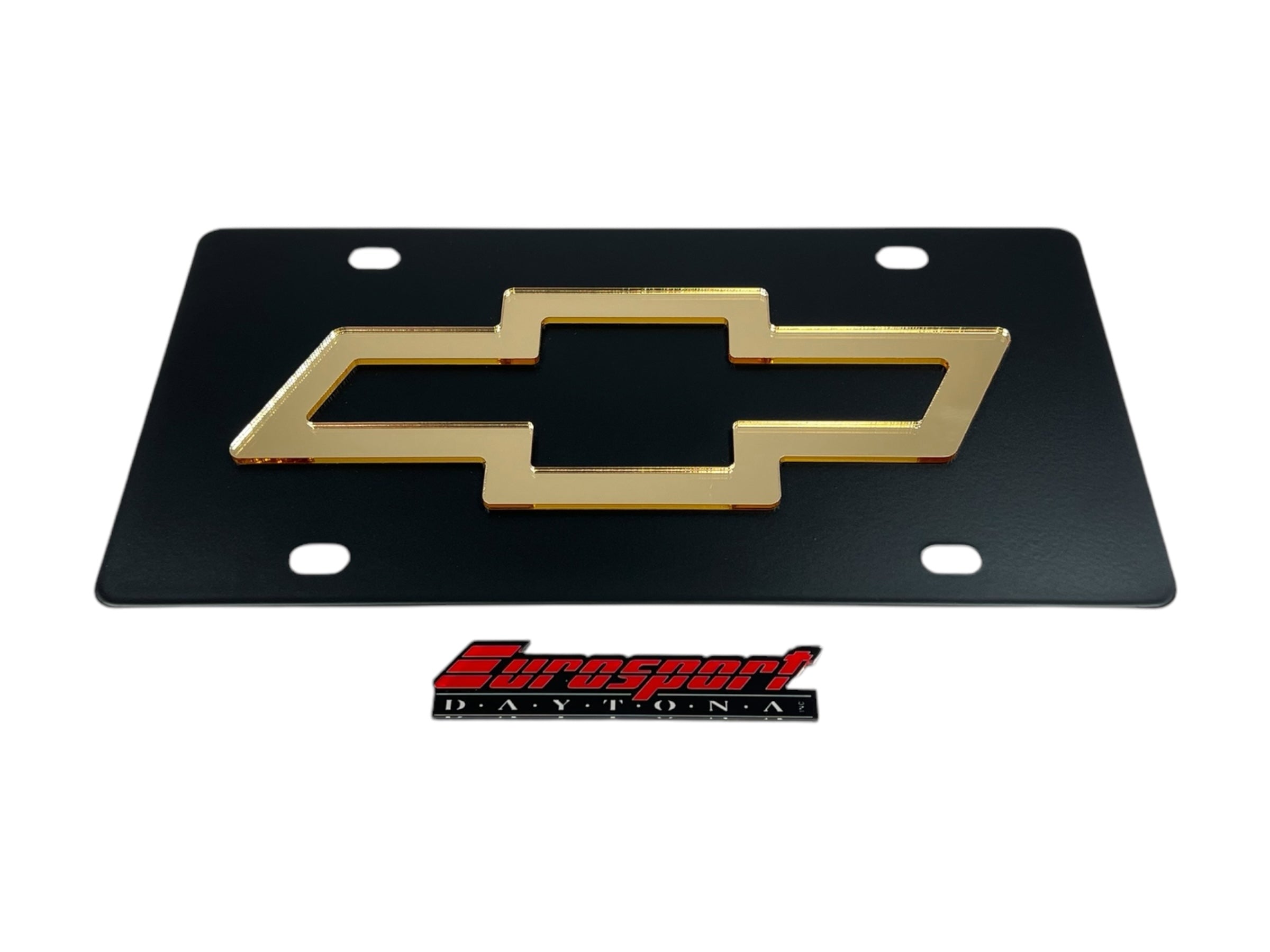 Chevrolet Bowtie Carbon Steel license Plate