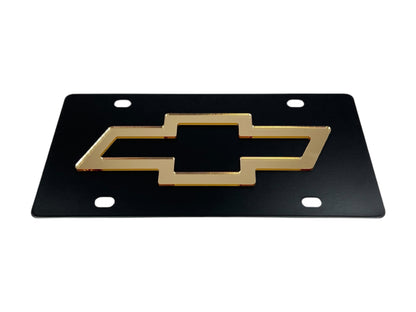 Chevrolet Bowtie Carbon Steel license Plate