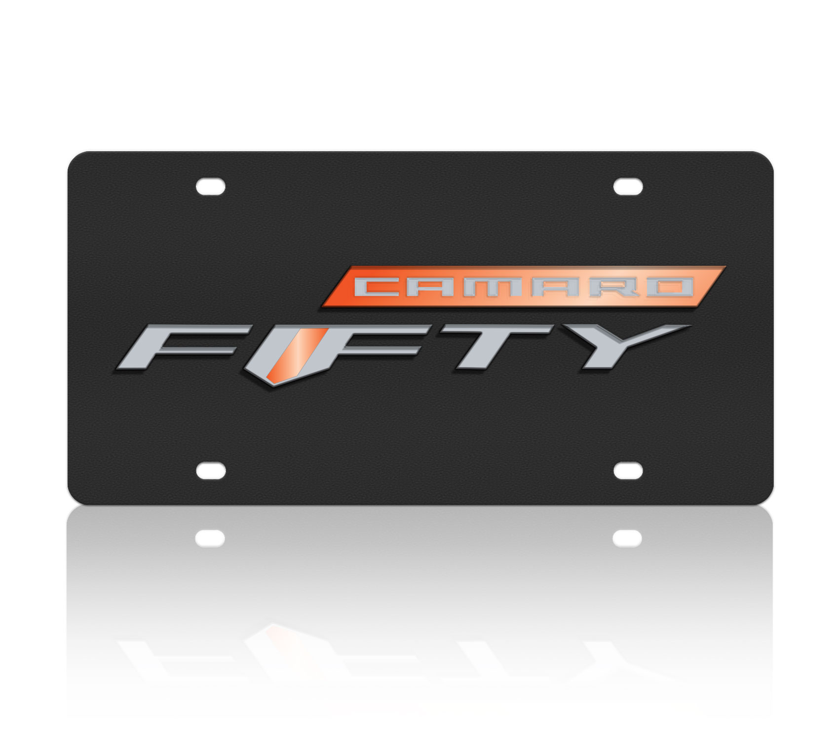 Chevrolet Camaro Fifty Carbon Steel license Plate