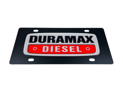 Chevrolet Duramax Diesel Carbon Steel License Plate