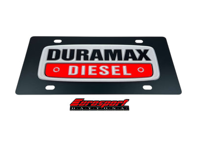 Chevrolet Duramax Diesel Carbon Steel License Plate