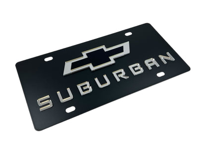 Chevrolet Suburban Carbon Steel License Plate