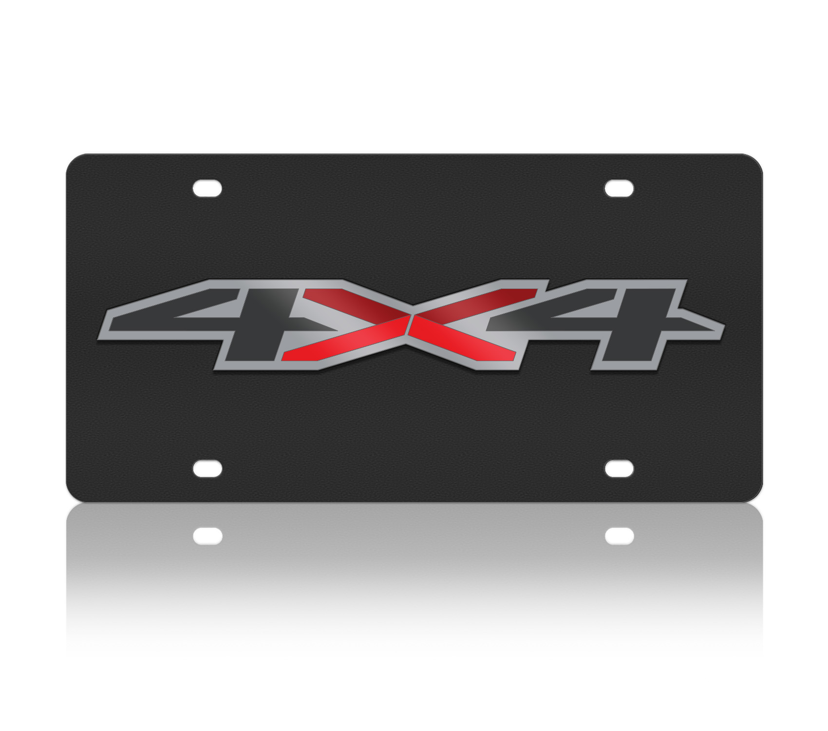 Chevrolet 4X4 Carbon Steel License Plate