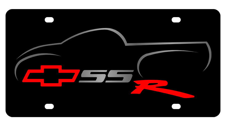 Chevrolet SSR Carbon Steel License Plate