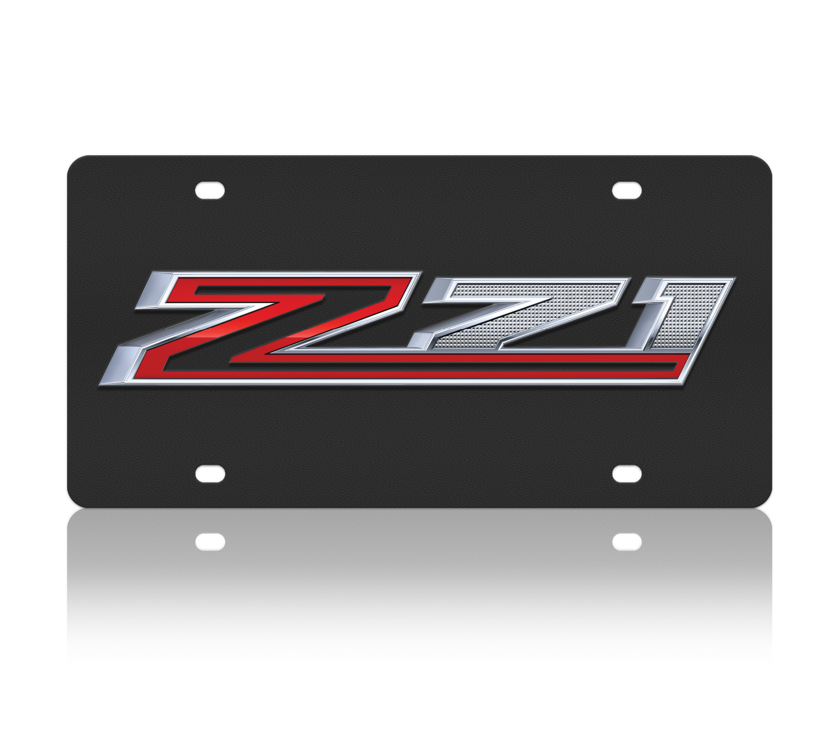 Chevrolet Z71 Carbon Steel License Plate