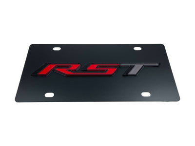 Chevrolet RST Carbon Steel License Plate
