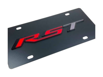 Chevrolet RST Carbon Steel License Plate