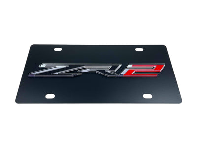 Chevrolet ZR2 Carbon Steel License Plate