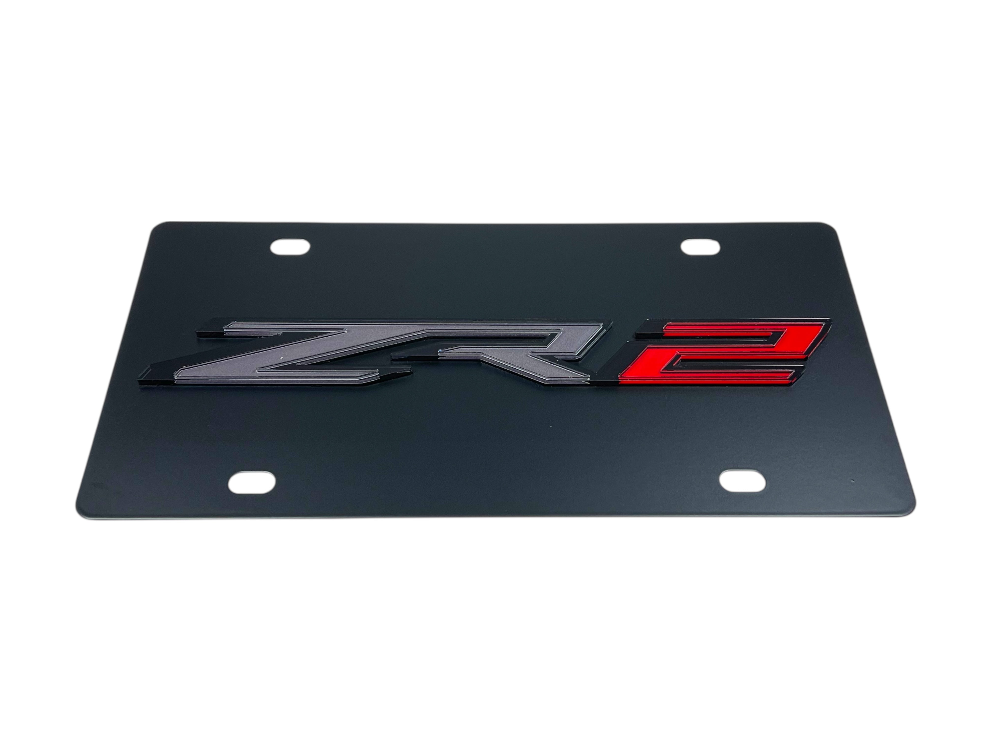Chevrolet ZR2 Carbon Steel License Plate