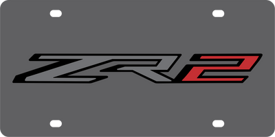 Chevrolet ZR2 Carbon Steel License Plate