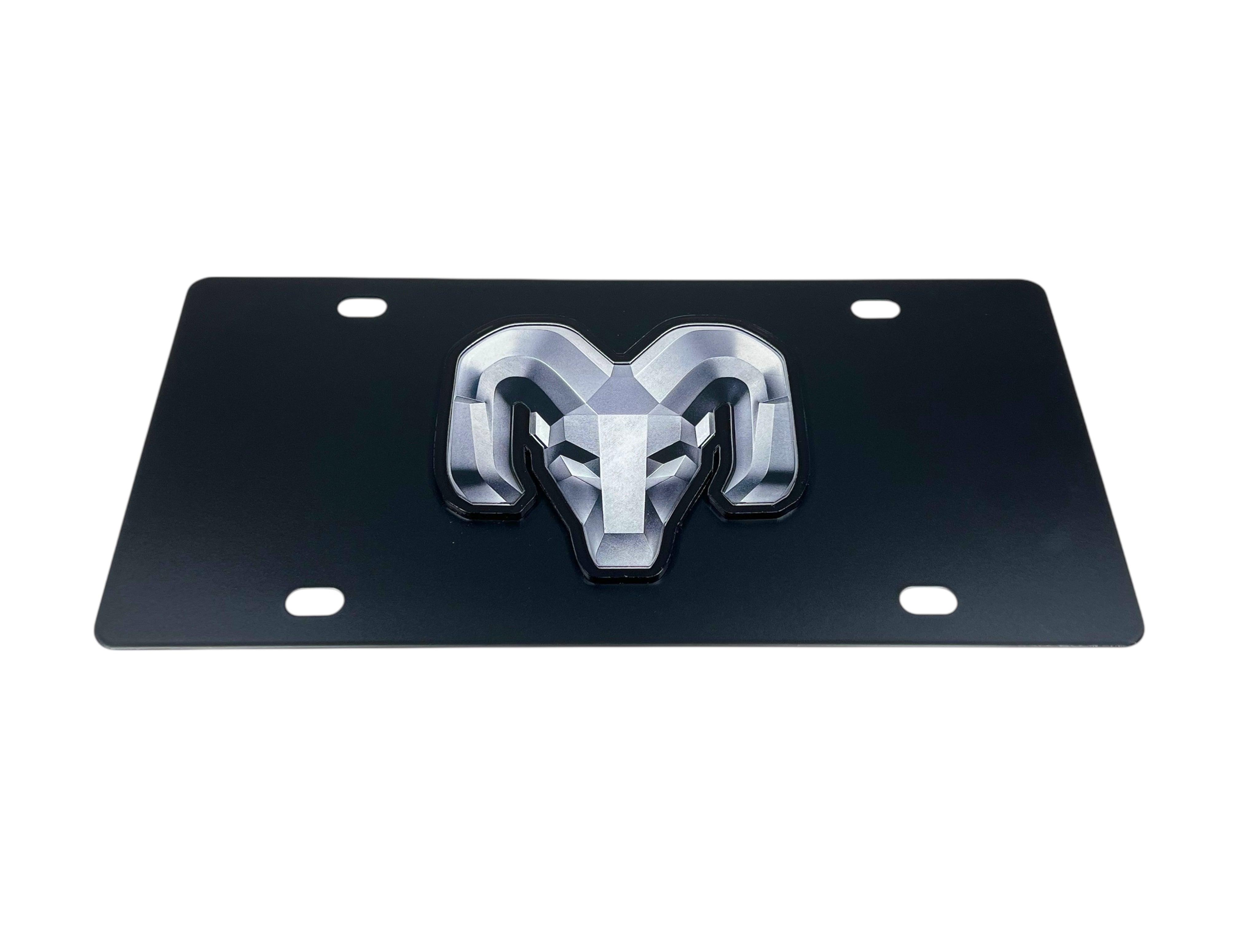 Ram Carbon Steel License Plate