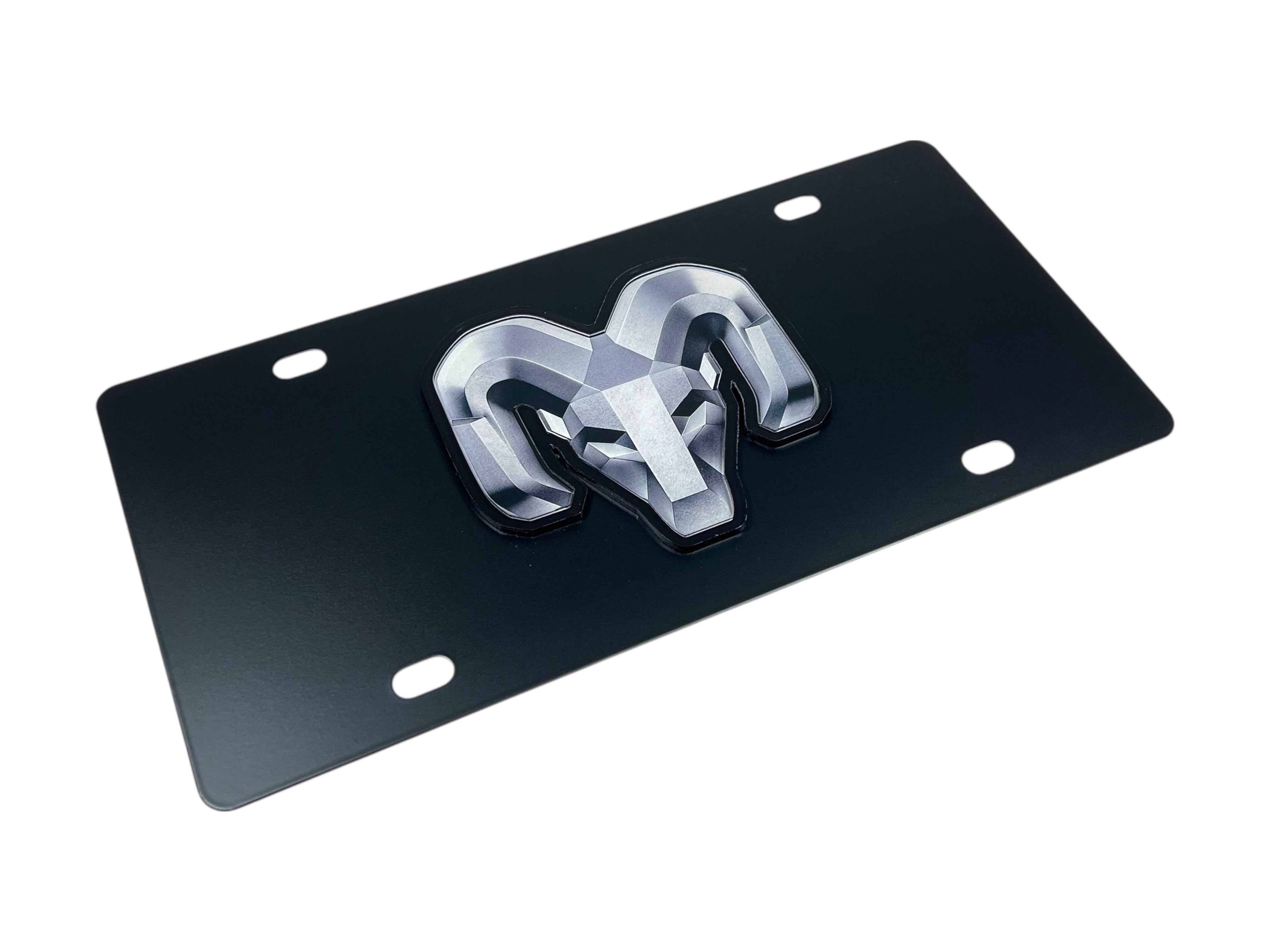 Ram Carbon Steel License Plate