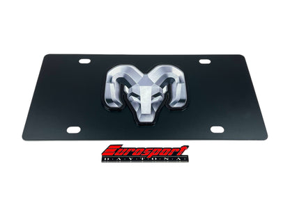 Ram Carbon Steel License Plate