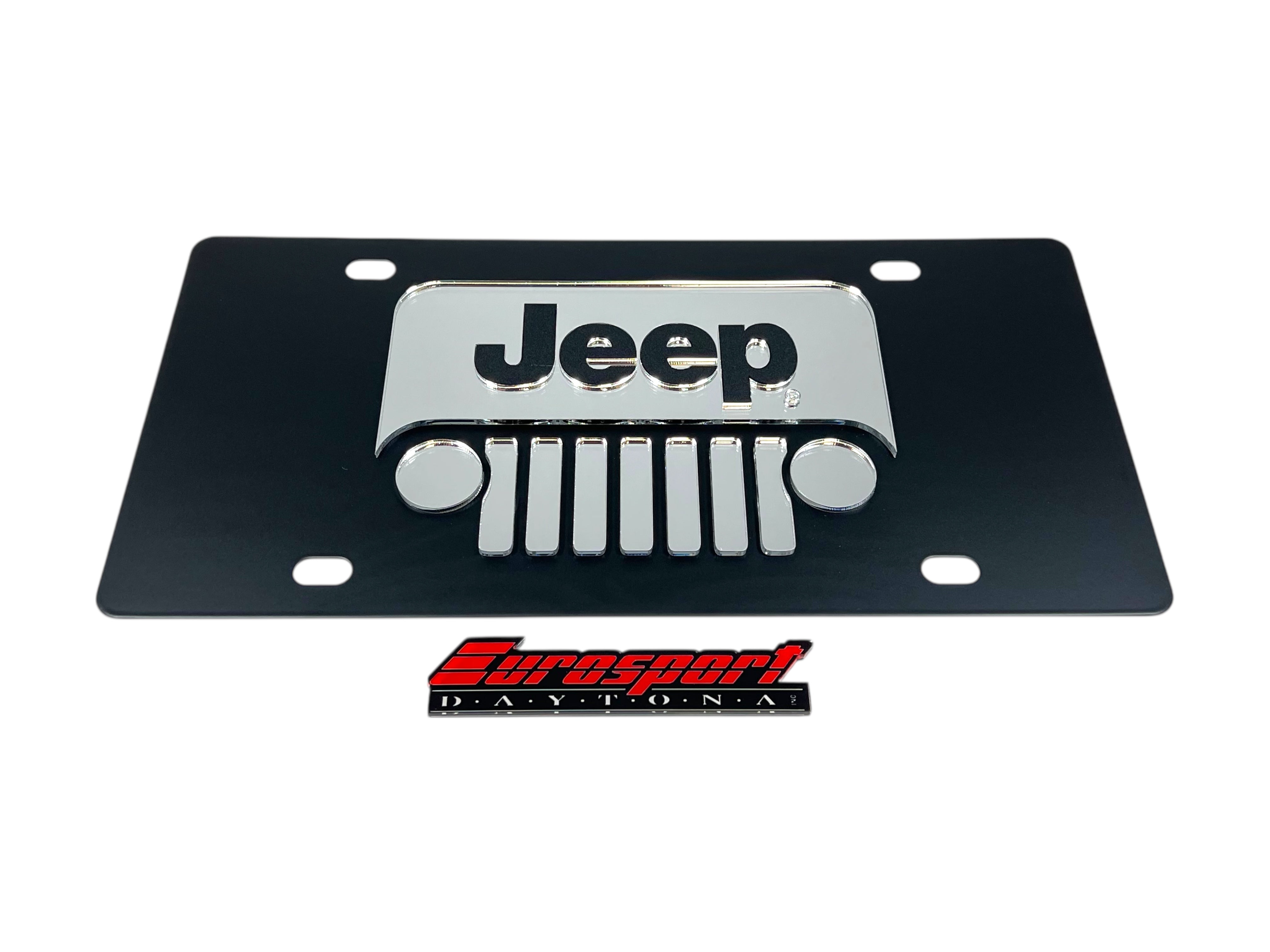 Jeep Grill Carbon Steel License Plate