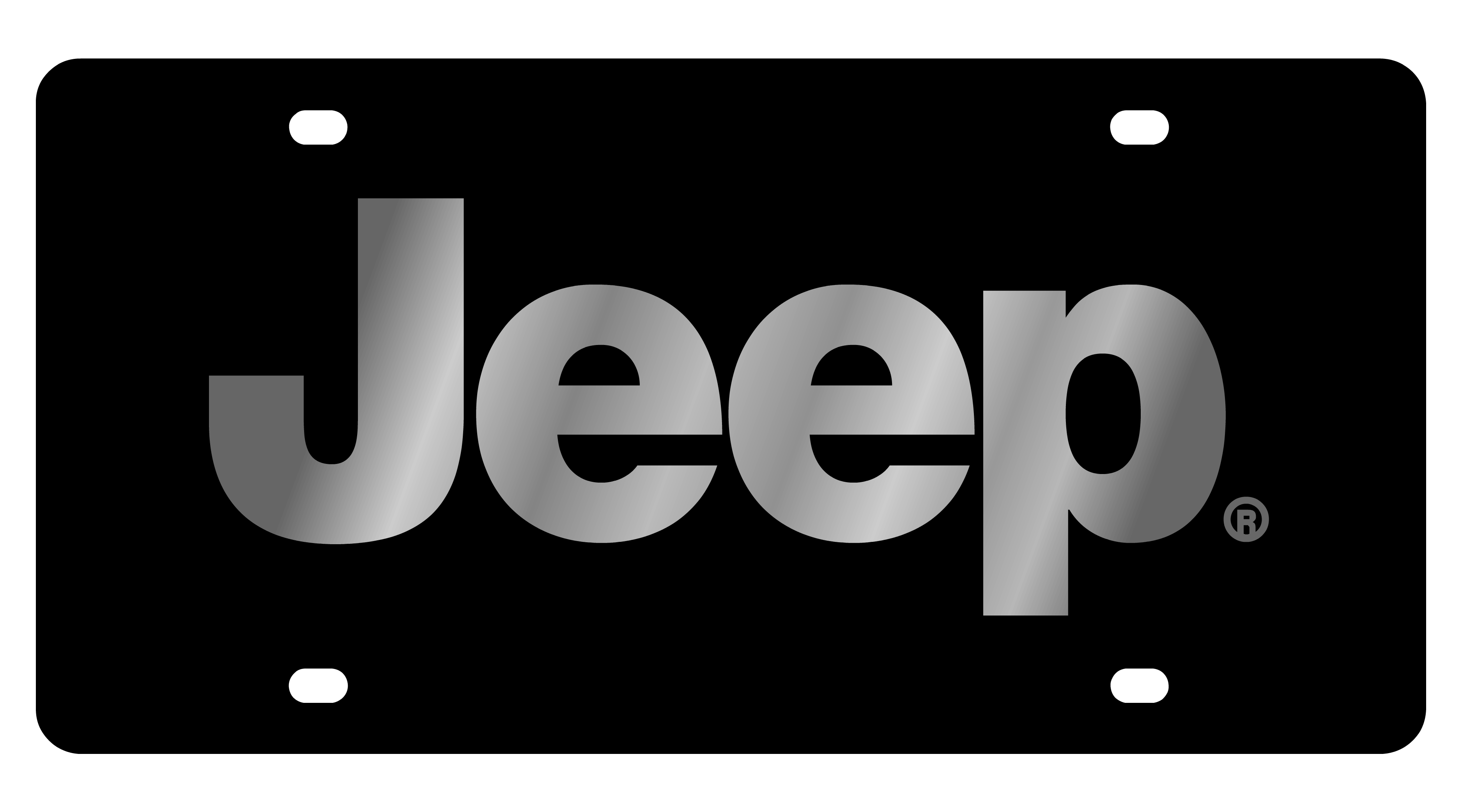 Jeep Carbon Steel License Plate