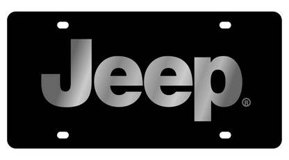 Jeep Carbon Steel License Plate