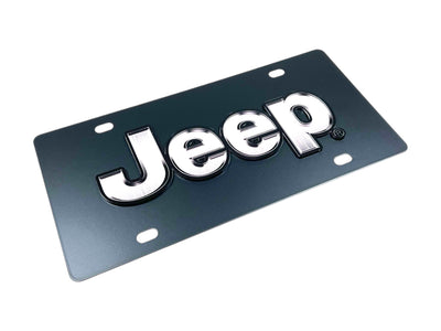 Jeep Carbon Steel License Plate