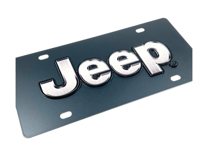 Jeep Carbon Steel License Plate