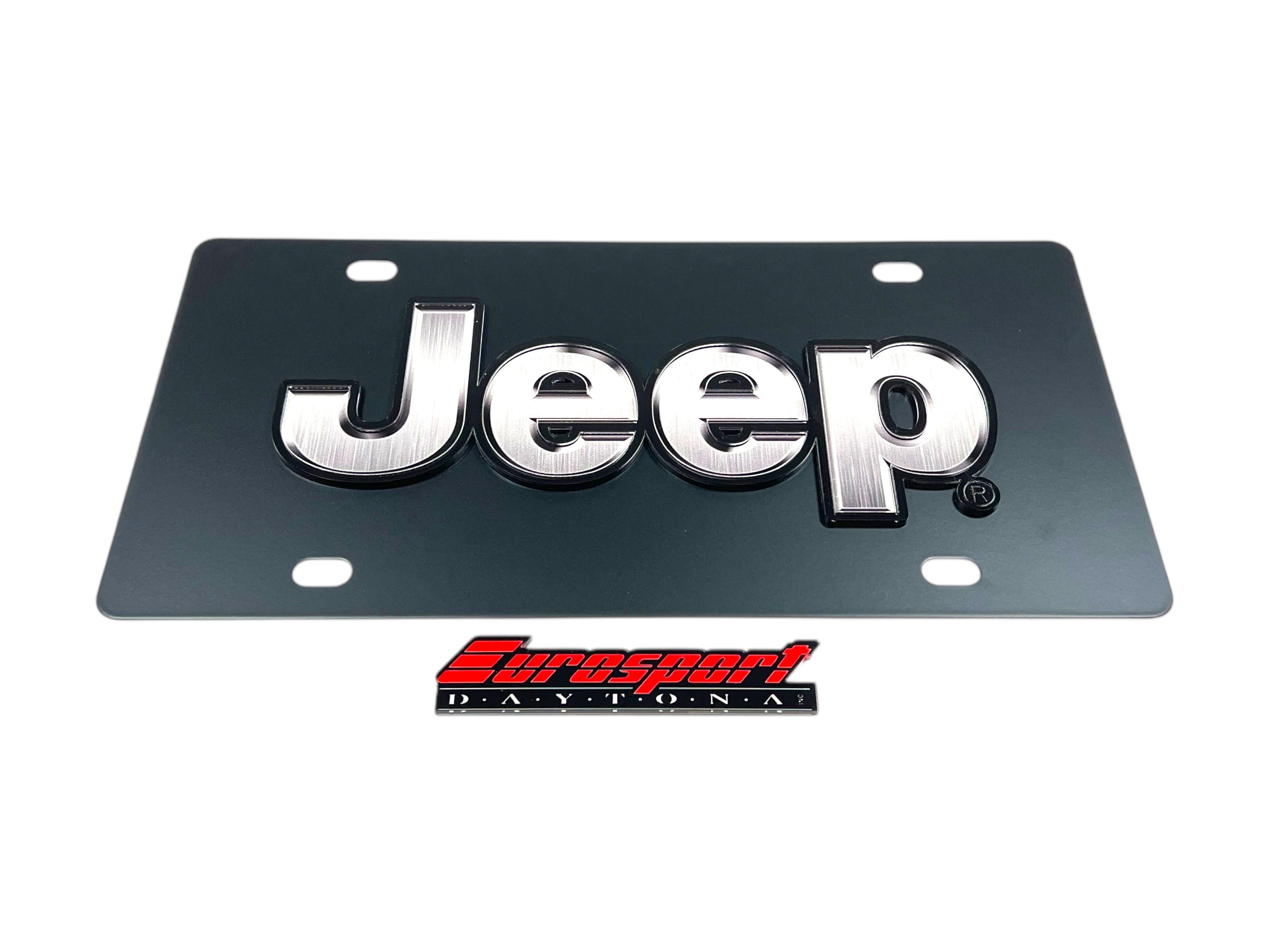 Jeep Carbon Steel License Plate