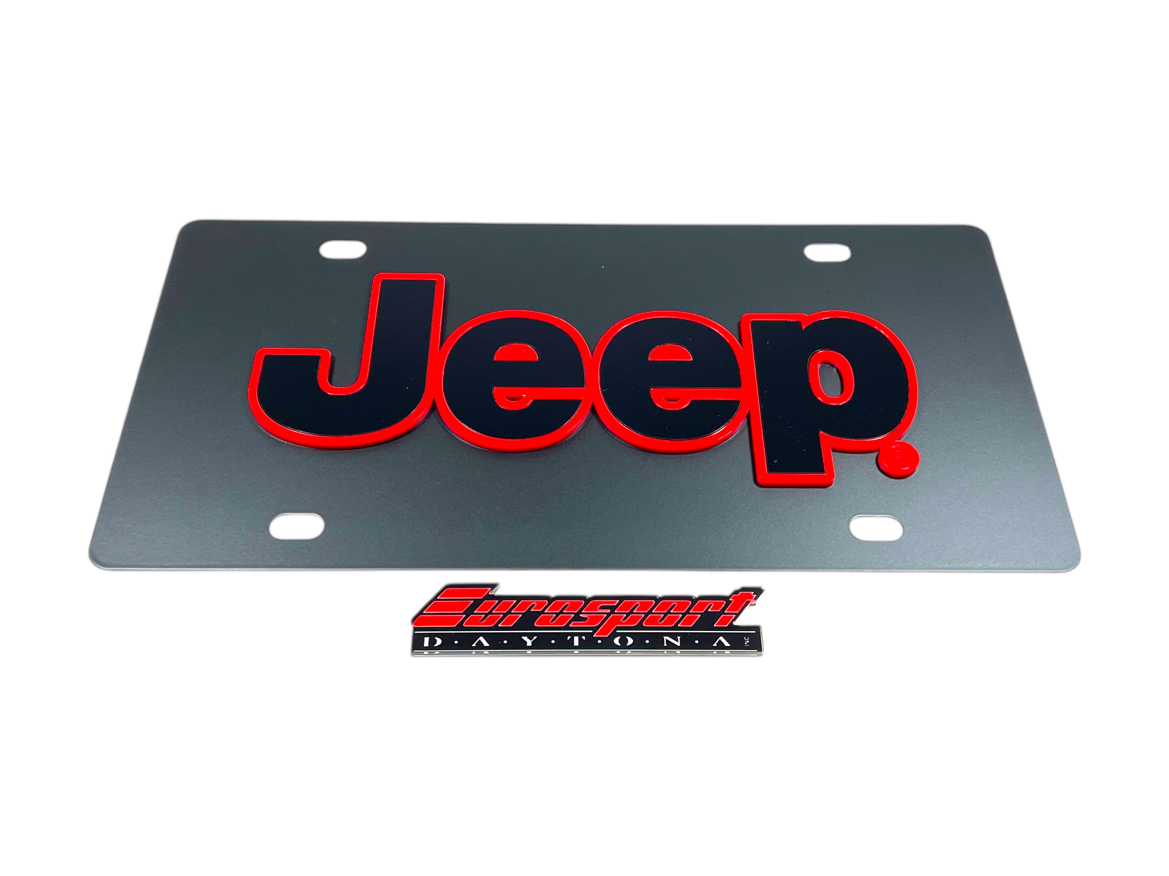 Jeep Carbon Steel License Plate