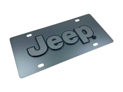 Jeep Carbon Steel License Plate