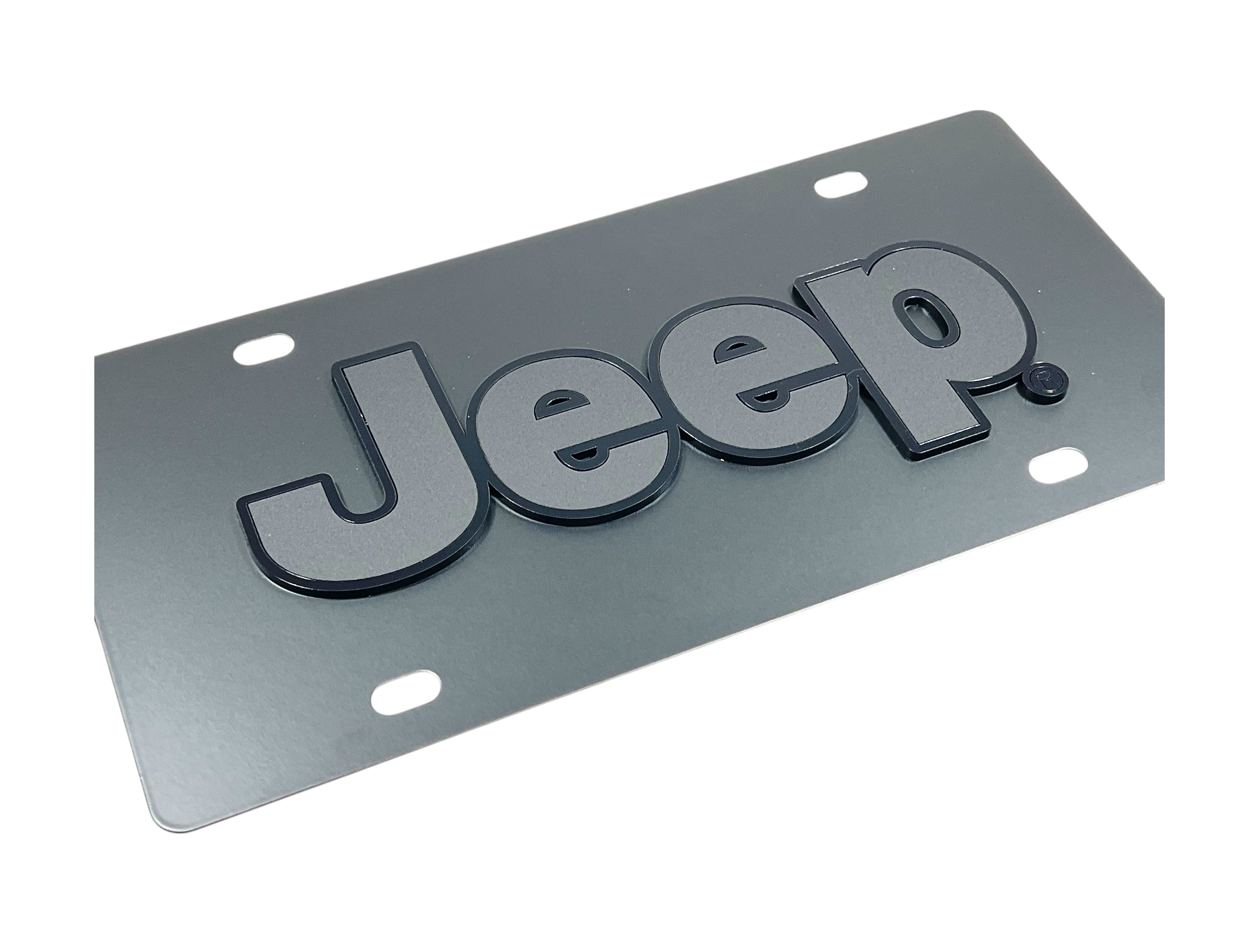 Jeep Carbon Steel License Plate